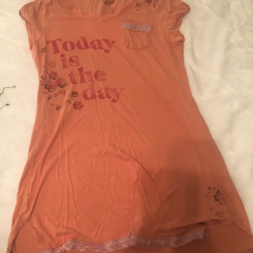 Orange night shirt